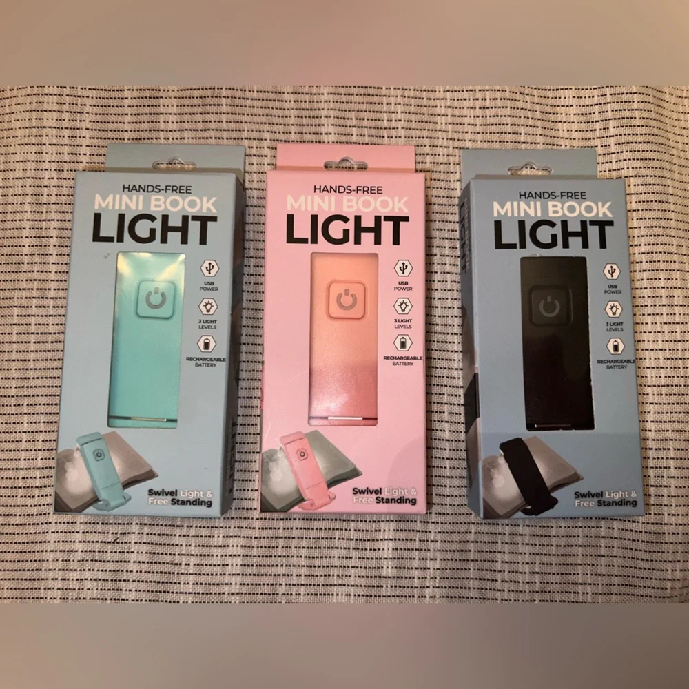 Hands-Free Mini Book Light | Rechargeable | Choose Color - Picture 1 of 2